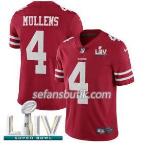 San Francisco 49ers Tröjor Nick Mullens 4 Nike Röd 2020 Super Bowl LIV - Herr